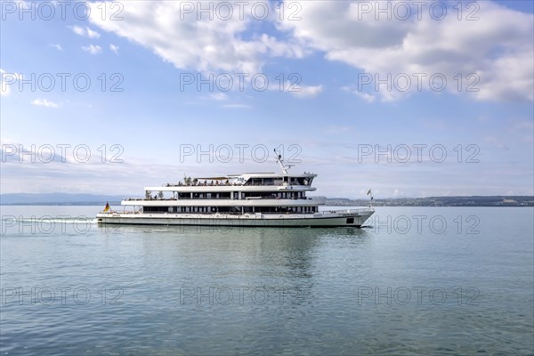 Excursion boat UeBERLINGEN of the White Fleet on the Bodensse