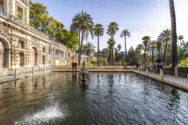 The Grotto Gallery Galeria del Grutesco and the Mercury Pond or Estanque Del Mercurio