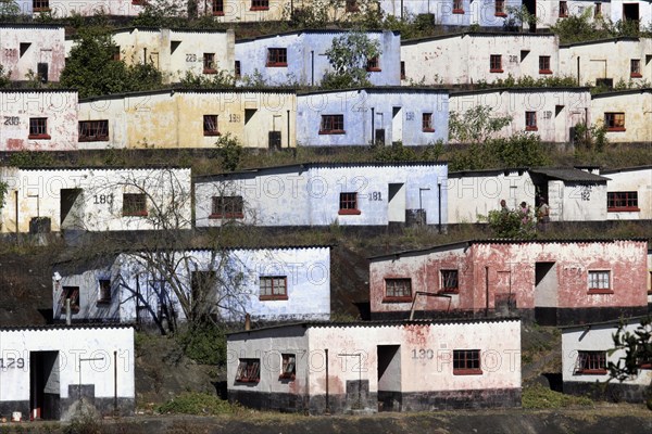 Houses in shanty town