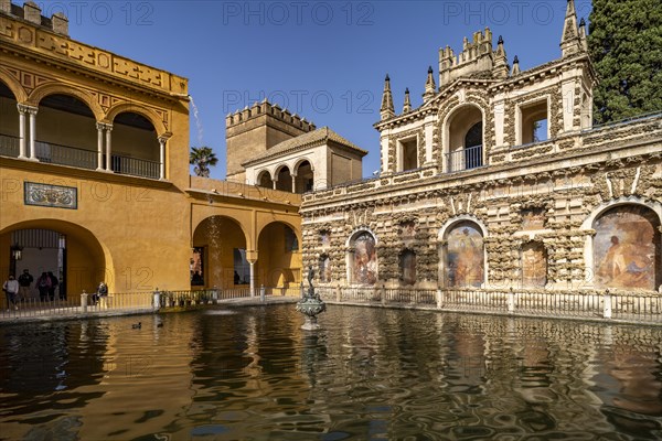 The Grotto Gallery Galeria del Grutesco and the Mercury Pond or Estanque Del Mercurio