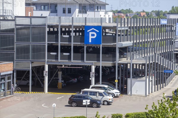 Parking garage at a shopping centre