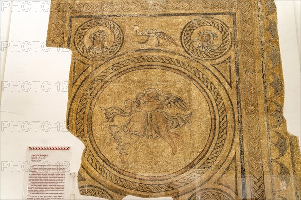 Roman Mosaic of Eros and Psyche