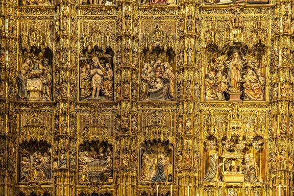 Detail of the high altar