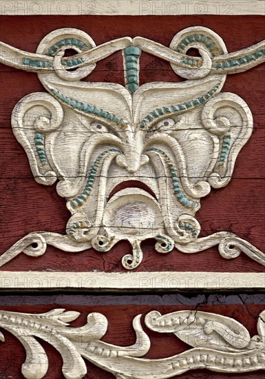 Detail on a house facade