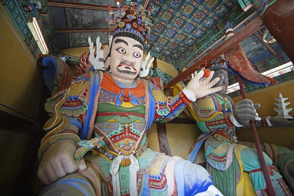 Temple guards at Baekyangsa or Baegyangsa Temple in Naejangsan National Park