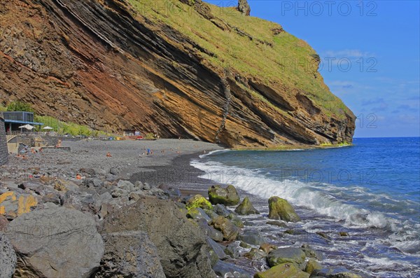 Kieselsteinstrand Ort Garajau