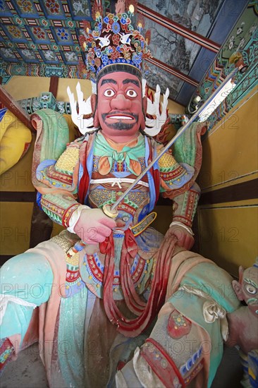 Temple guards at Baekyangsa or Baegyangsa Temple in Naejangsan National Park