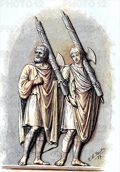 Relief of two lictors