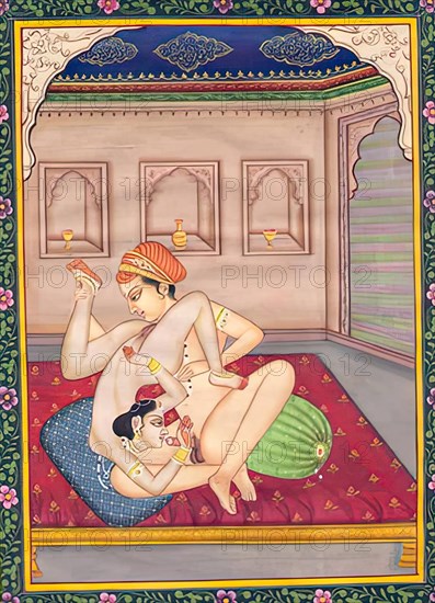 Depiction of an erotic scene