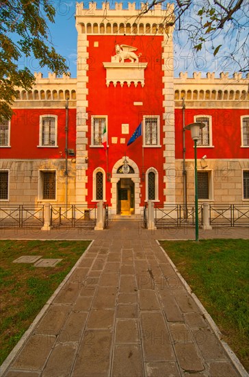 Venice Italy Santa Maria maggiore penitentiary jail building view