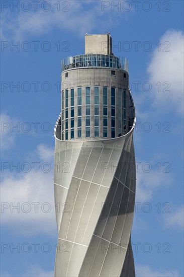 Visitors' terrace at the Thyssenkrupp TK lift test tower 242m built 2017