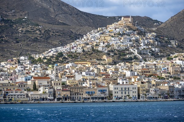 View of the town of Ermoupoli