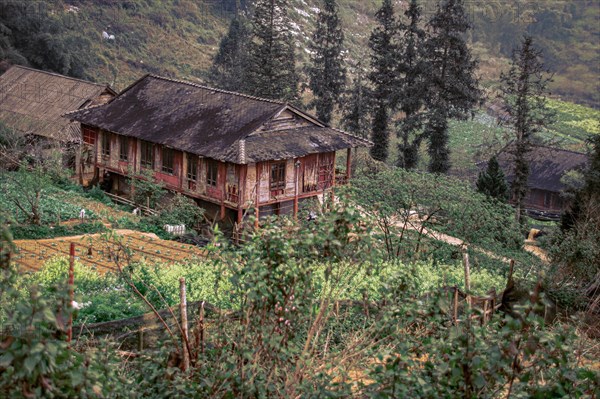 Traditional long house in the Genting Highlands in Pahang