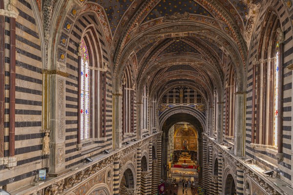 View of the interior of the Cathedral from the Gate of Heaven