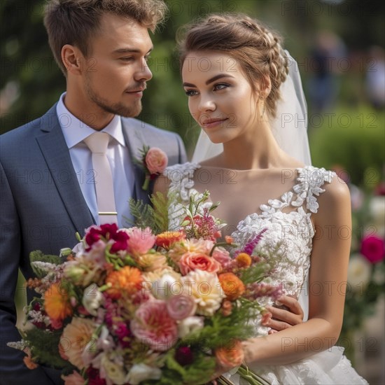 Bridal couple