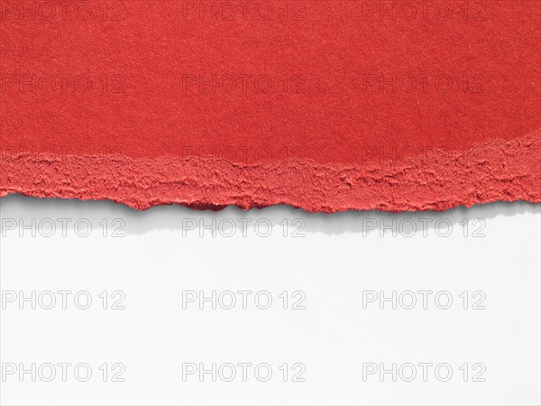 Cool red paper tear