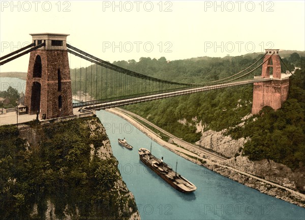 Clifton Suspension Bridge is a chain bridge over the River Avon in Bristol in South West England
