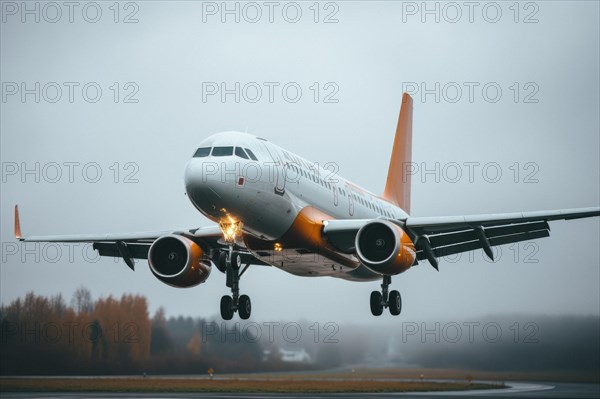 Taking-off aircraft