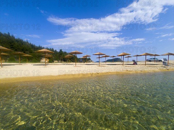 Parasols at Ema Beach