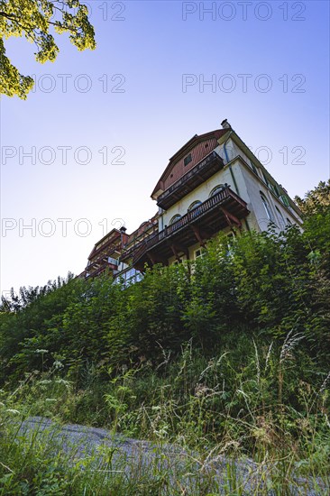 Partial view of spa hotel Semmering