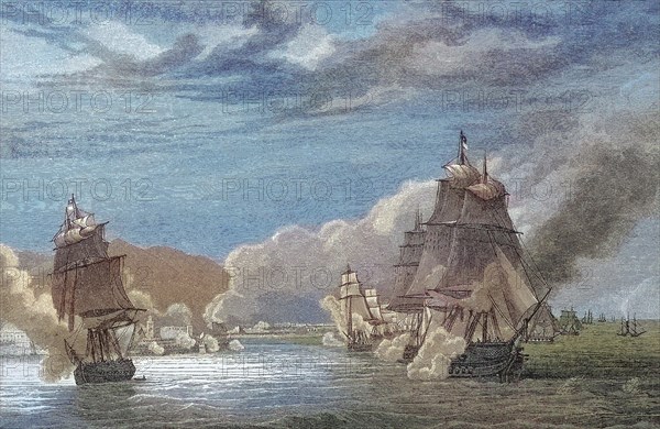 The Bombardment of Algiers by the French Fleet on 3 July 1830