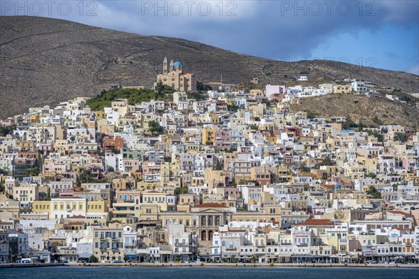 View of the town of Ermoupoli