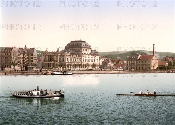 Utoquai and Municipal Theatre in Zurich