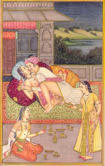 Depiction of an erotic scene