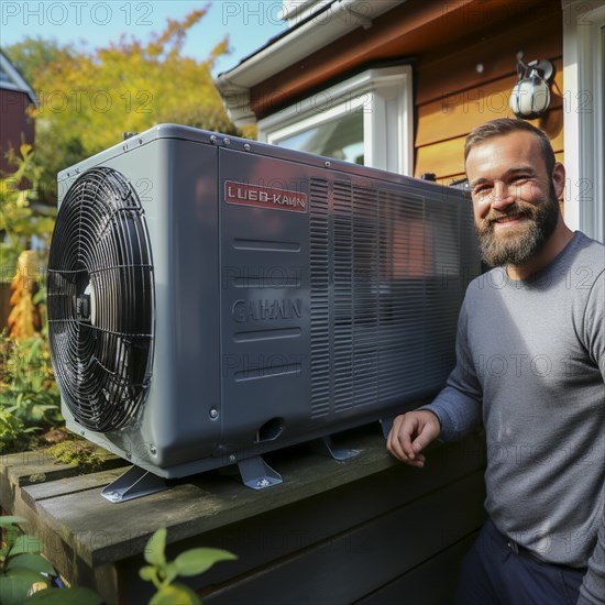 Handyman install a heat pump