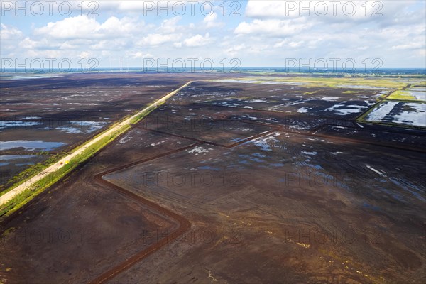 Moor aerial view