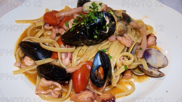 Seafood pasta