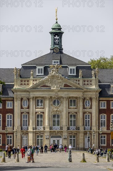 Muenster Prince-Bishop's Palace in Baroque style