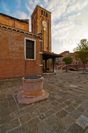 Venice Italy San Nicolo dei mendicoli rare 13th-century Veneto-Byzantine structure example