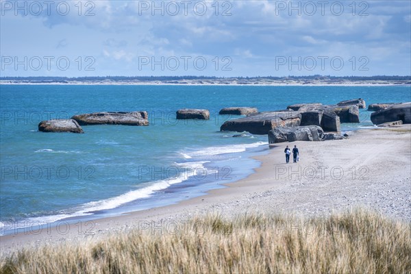 Bunkers on the beach