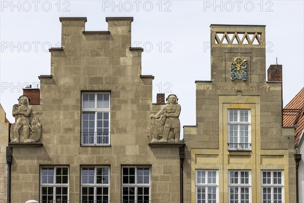 Gable House with Decorations