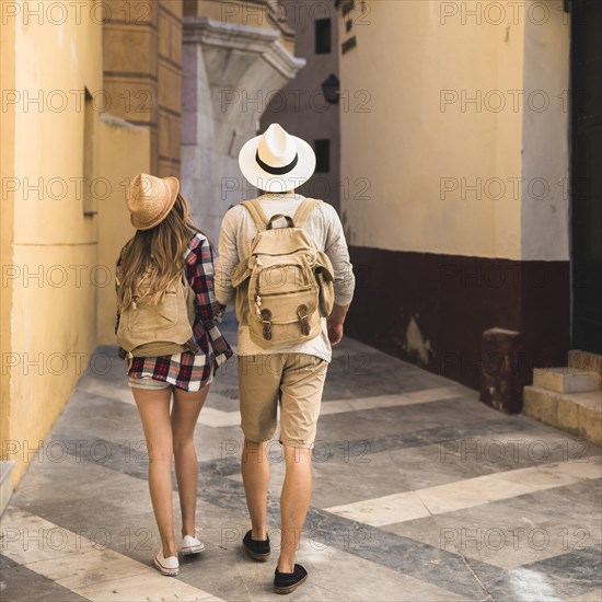 Tourists enjoying trave