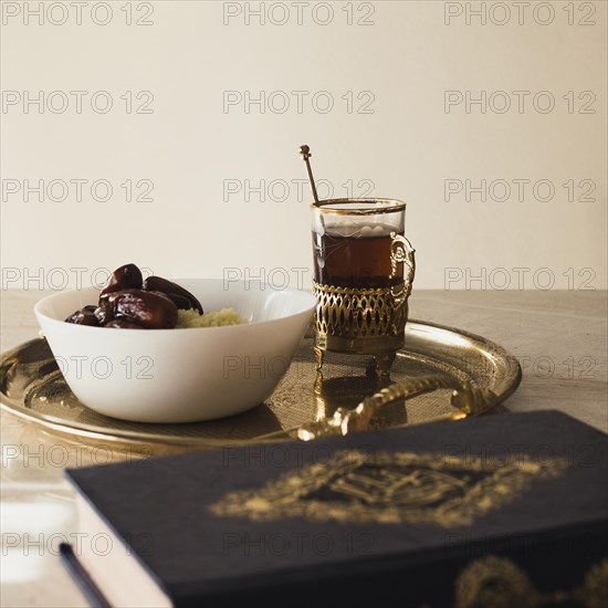 Ramadan concept with quran dates