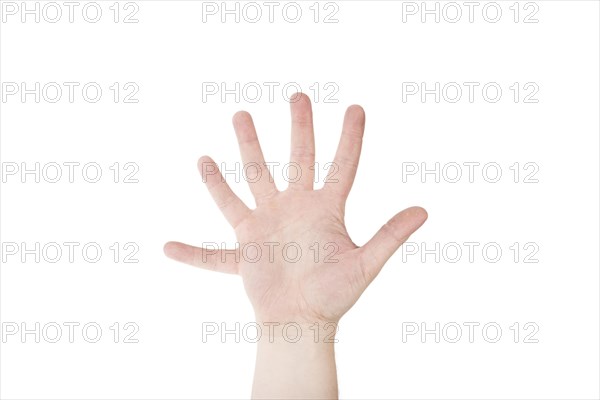 Hand with six fingers
