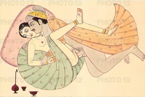 Depiction of an erotic scene