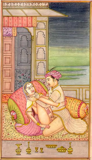 Depiction of an erotic scene