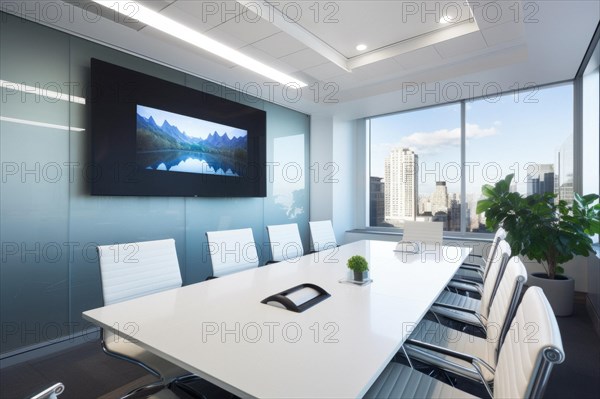 Meeting room in a modern office building