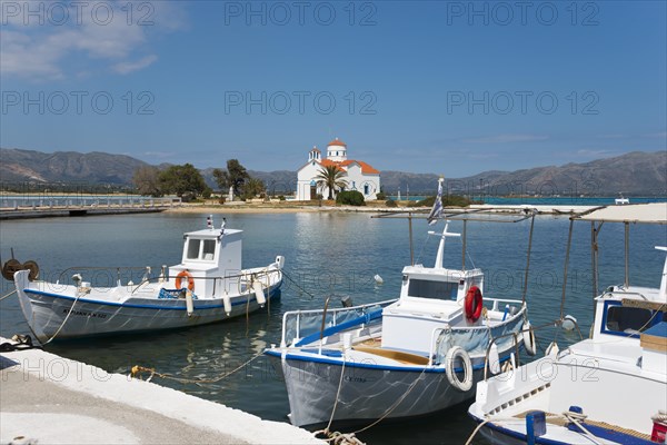 Port and Greek Orthodox Church of Saint Spiridon