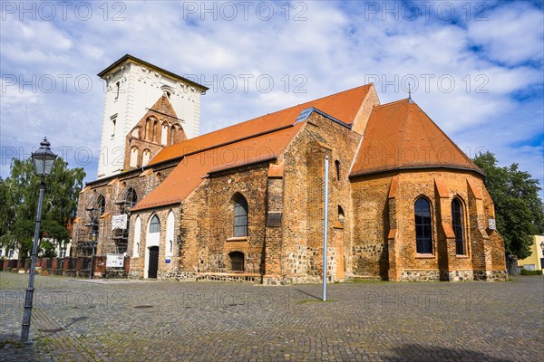 Ruin of the town parish church of St Mary