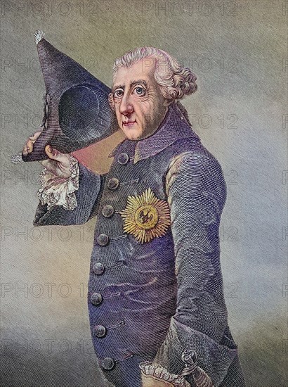 Portrait of Frederick II or Frederick the Great