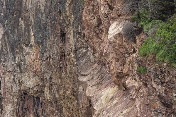 Steep cliff