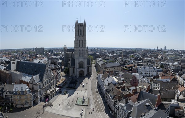 Saint Bavo Square and Saint Bavo Cathedral