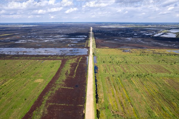 Aerial photograph of the moor