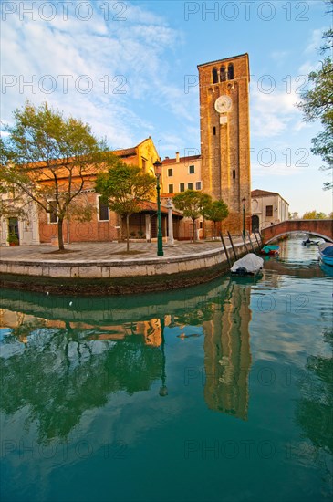 Venice Italy San Nicolo dei mendicoli rare 13th-century Veneto-Byzantine structure example