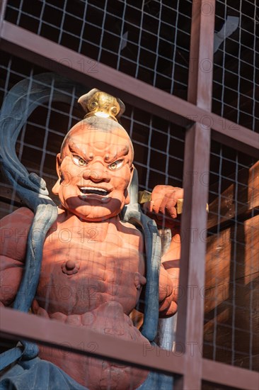 Nio guardian statue at the Niomon Gate of Kotokuin Temple