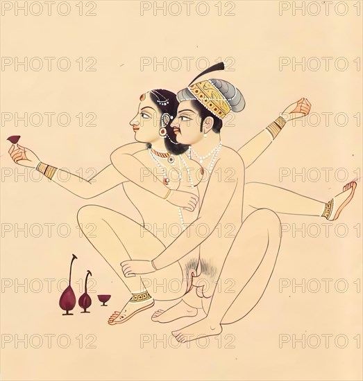 Depiction of an erotic scene